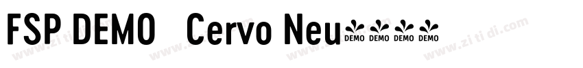 FSP DEMO   Cervo Neu字体转换
